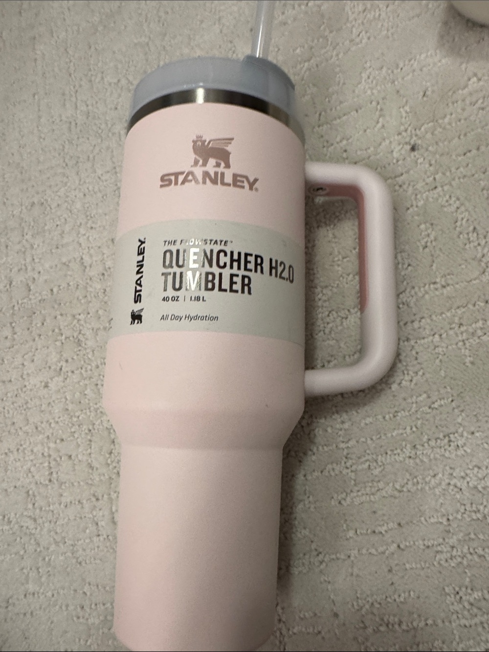 NWT Stanley Light Pink Insulated Tumbler with Handle